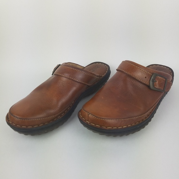 Born Leather Clogs US 8 EU 39 Comfortable - Picture 3 of 8